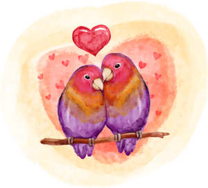 Heart Beak Bird PNG Download