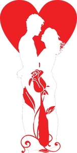 Red Heart Love PNG Download