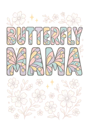 Butterfly Mama Design #2963 | Free PNG Download