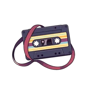 Cassette Tape With Partially Unraveled Magnetic Tape Clean #8877 | Free PNG Download