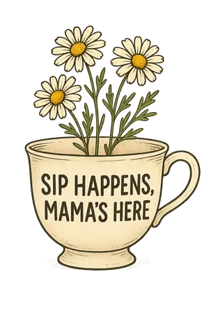 Chamomile Teacup Design #1703 | Free PNG Download