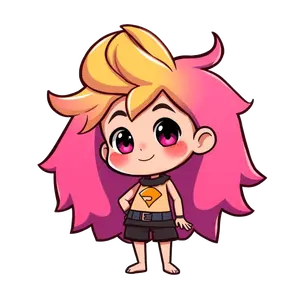 Chibi Boy Png Tuber Character With Vibrant Colors #7364 | Free PNG Download
