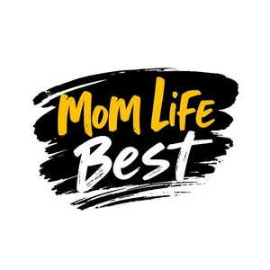 Cool Edgy Brushstroke Mom Life Best Life Casual Handwritten #3323 | Free PNG Download