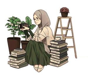 Publication Book Reading PNG Download