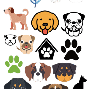 Dog Carnivores Bundle Clip Art PNG Download