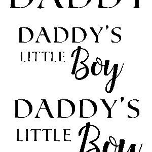 Dadys Boy Calligraphy Handwriting Meter PNG Download