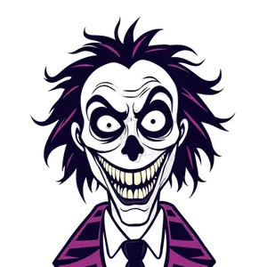 Design A Minimalist Art Of Beetlejuices Crazy Facial #6982 | Free PNG Download