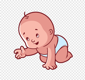 Facial Expression Baby Crawling Clip Art PNG Download