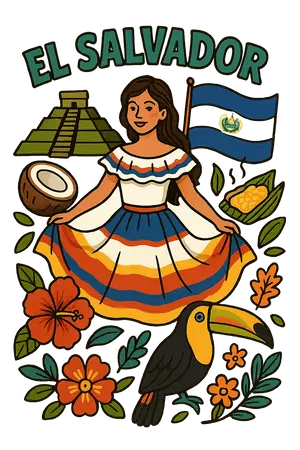 Diseño Cultural Salvador #2263 | Free PNG Download