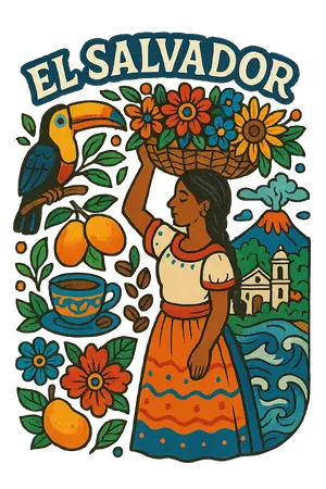 El Salvador T Shirt Design #9094 | Free PNG Download