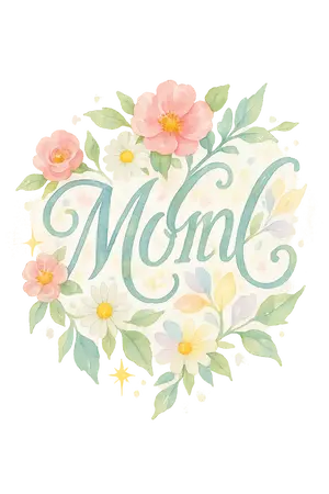 Floral Calligraphy Art #6875 | Free PNG Download