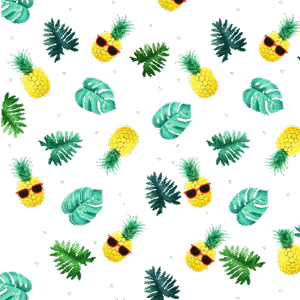 Yellow Wallpaper Pineapple PNG Download