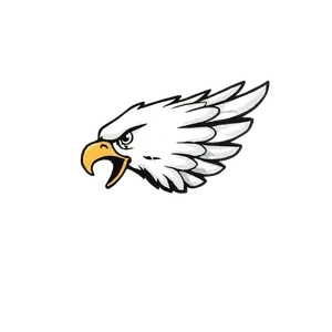 Hand Drawn Philadelphia Eagles Surrounded By Cute Doodles #4898 | Free PNG Download