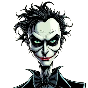 Illustrate A Gothic Dark Beetlejuice Portrait With Rich #9561 | Free PNG Download