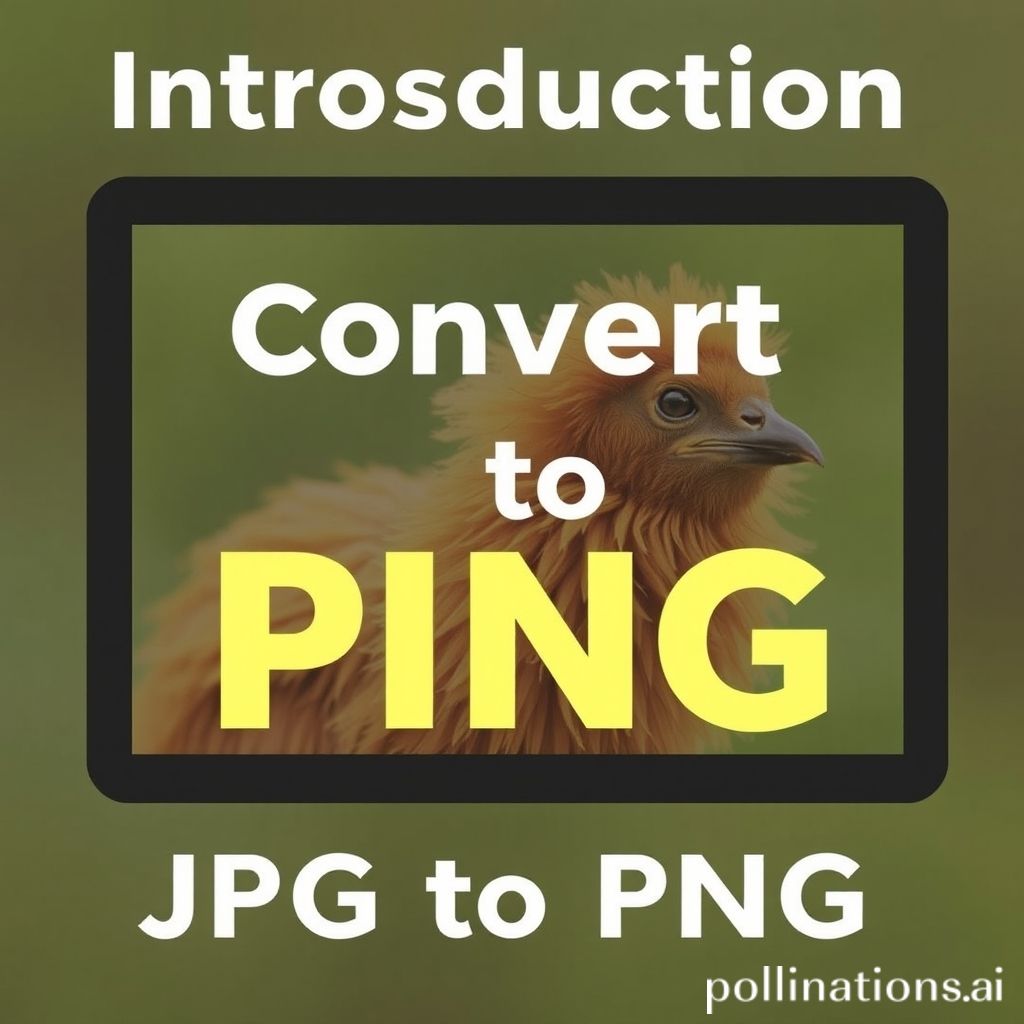 "Convert JPG to PNG"