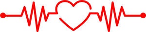 Red Heart Love PNG Download