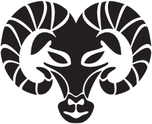 White Black Aries PNG Download