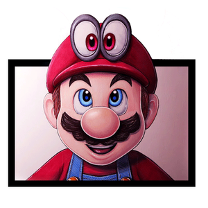 Mario Red Facial Expression PNG Download
