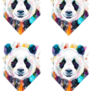 Panda DCreative Arts Symmetry Design PNG Download