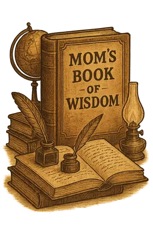 Mom's Wisdom Book #6723 | Free PNG Download