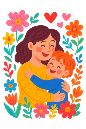 Mother's Day Joy Simple Compose #4963 | Free PNG Download