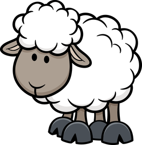 White Sheep Ovis PNG Download
