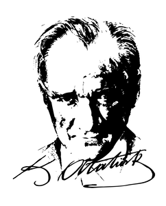 White Night Atatürk Silüeti PNG Download