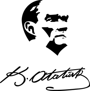 White Night Atatürk Silüeti PNG Download