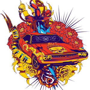 Hood Muscle Car Classic Car PNG Download