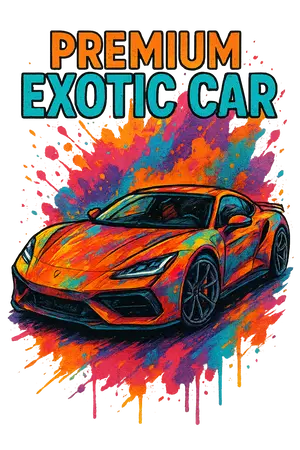 Premium Exotic Car Design #2306 | Free PNG Download
