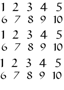 White Night Number PNG Download