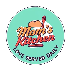 Retro Diner Logo Moms Kitchen Love Served Daily #9694 | Free PNG Download
