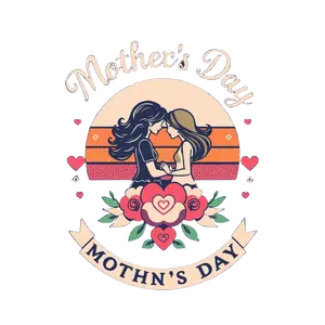 Retro Mothers Day Design For T Shirt #3636 | Free PNG Download