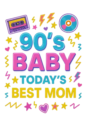 S Baby Todays Mom Mother T Shirt Design #1293 | Free PNG Download