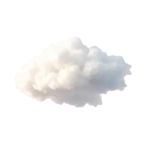 Soft Pastel Cloud #1504 | Free PNG Download