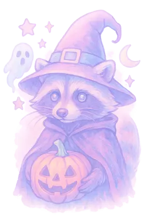 Spooky Raccoon Design #3798 | Free PNG Download
