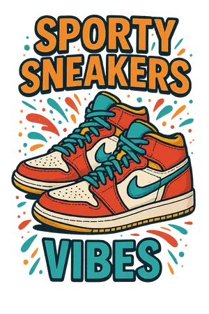 Sporty Sneakers Design #6354 | Free PNG Download