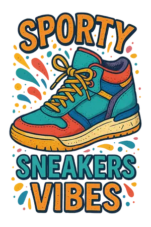 Sporty Sneakers Design #4098 | Free PNG Download