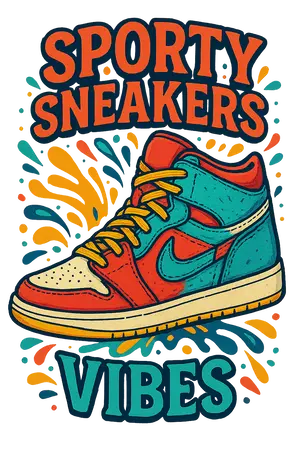 Sporty Sneakers Design #6912 | Free PNG Download