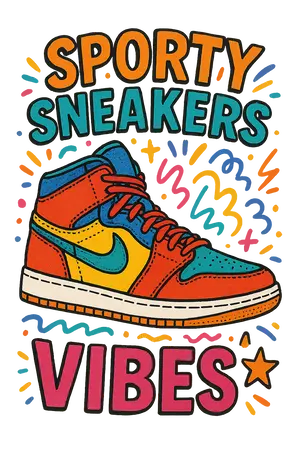 Sporty Sneakers Design #1173 | Free PNG Download