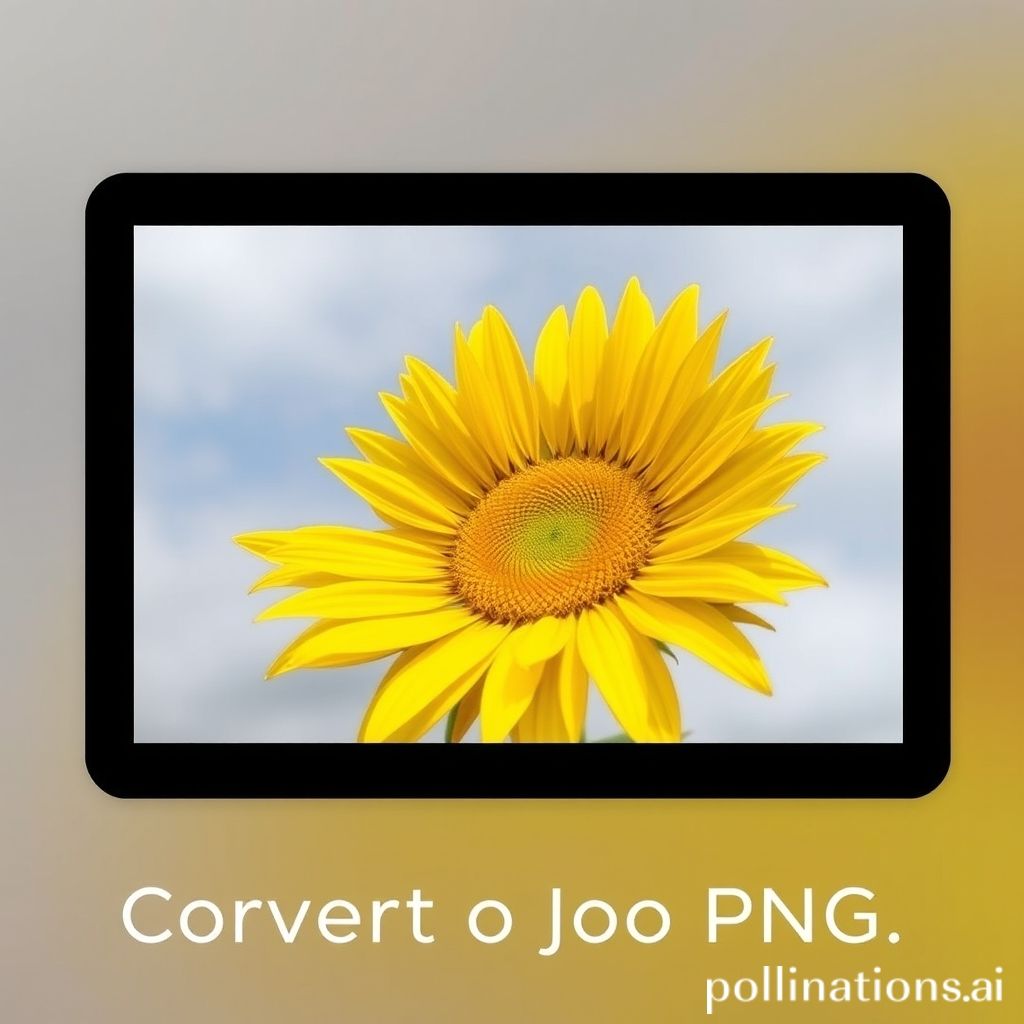 "Convert JPG to PNG"