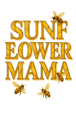 Sunflower Petal Typography #7935 | Free PNG Download