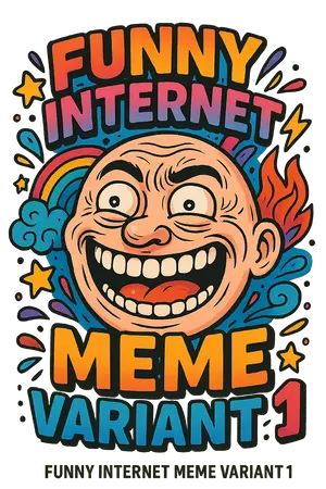 Trendy Meme Design #2889 | Free PNG Download