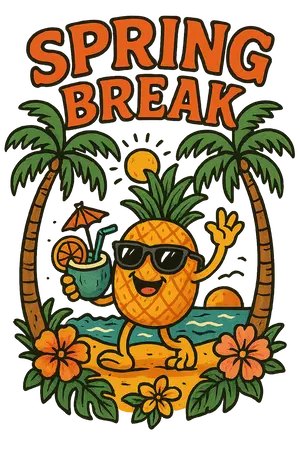 Tropical Spring Break #5217 | Free PNG Download