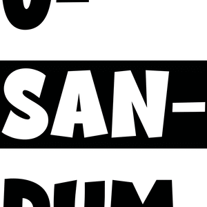 White Text Font PNG Download