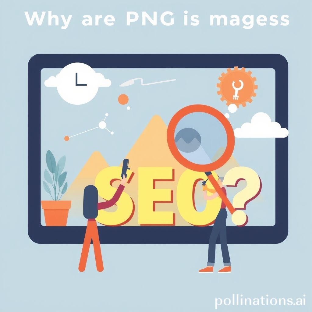 Why are PNG images important for SEO?