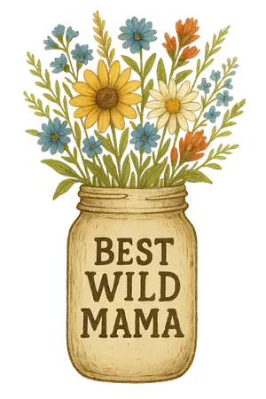 Wildflower Jar Art #9805 | Free PNG Download