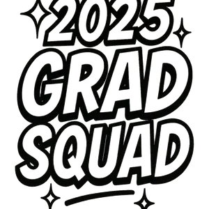 2025 Grad Squad #5917 | Free PNG Download