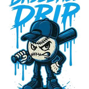 Baseball Drip #6881 | Free PNG Download