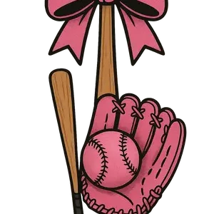 Bow, Glove, And Bat #2407 | Free PNG Download